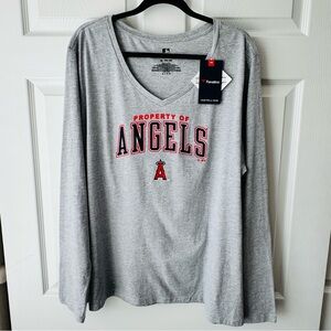 Fanatics Angels Long Sleeve Tee NWT | Women’s 3XL